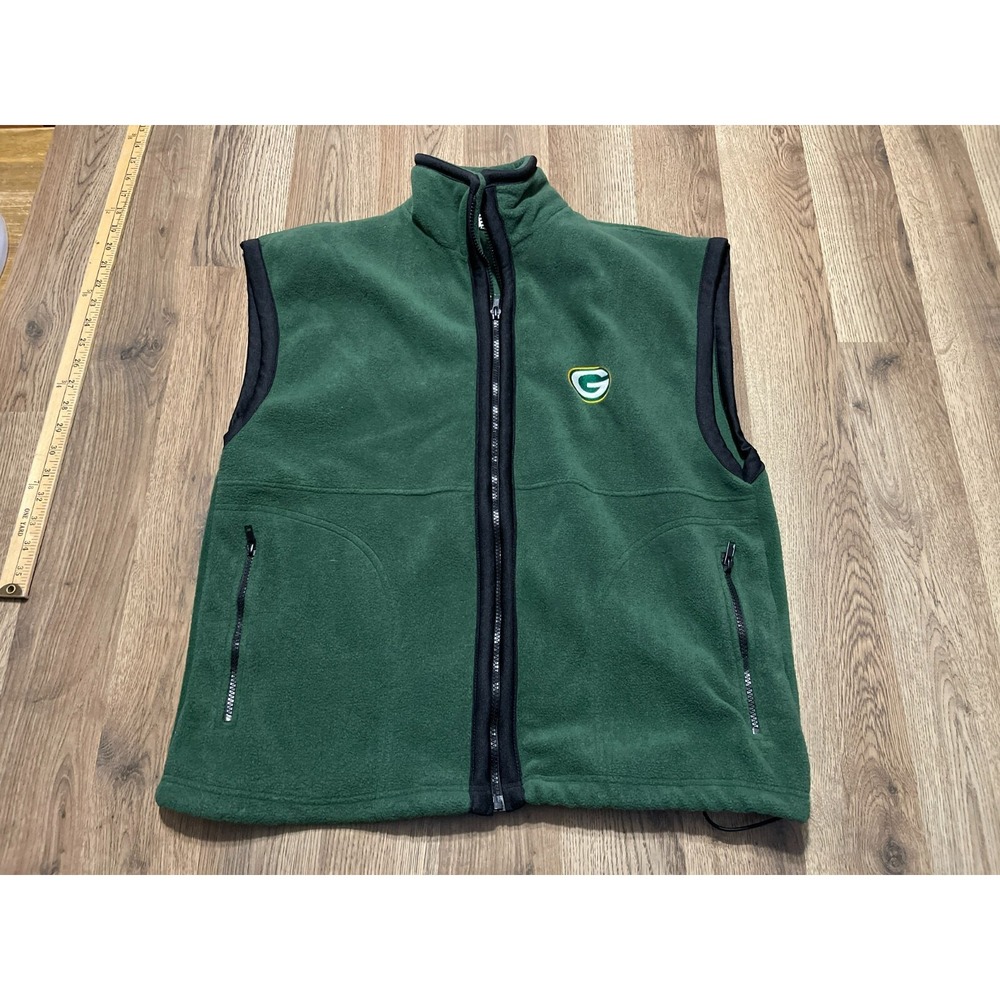 Iron Knights Sweater, Men's Size Medium, Green Bay Packers, Full Zip, Zip Pocket